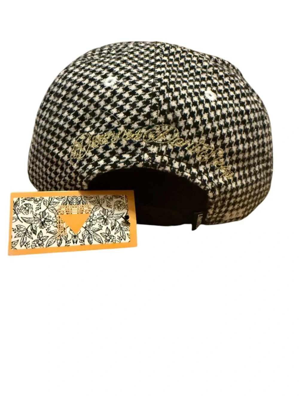 Daniel Luu Bay Area SnapBack limited edition hat black and white houndstooth - Picture 7 of 9